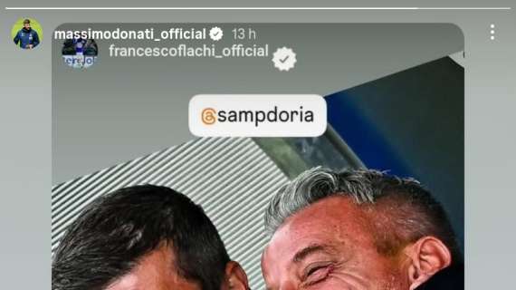 Social Sampdoria, l'istantanea di Donati e Flachi a Ponte di Legno
