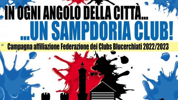 Federclubs: "In ogni angolo della città... un Sampdoria Club!"