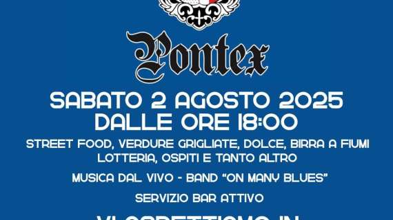 Tifoseria Sampdoria, 2 agosto la festa del Feudo Blucerchiato Pontex