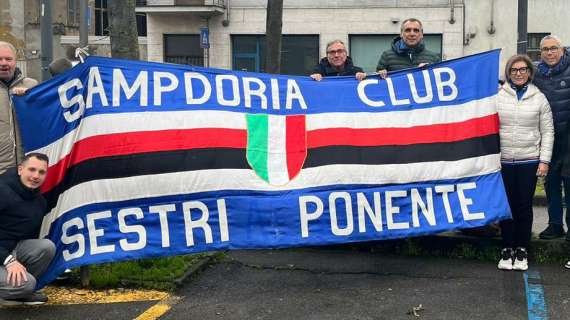 Sampdoria, a Piacenza il ritorno del Club Sestri Ponente