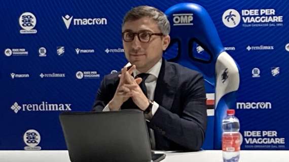 Sampdoria, Manfredi: "Si esce da questa situazione con il lavoro e il gruppo"