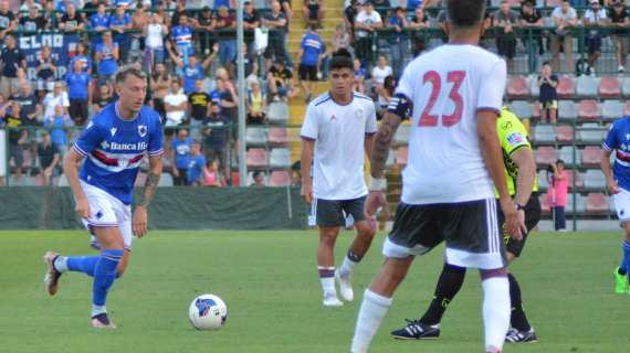 Sampdoria, La Gumina: "Contento per il gol ma ancora di più per la squadra"