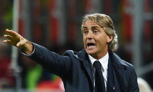 Mancini ne convoca 24 per la Sampdoria 