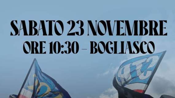 Sampdoria, Gruppi della Sud: "Sabato 23 novembre ore 10.30 - Bogliasco"