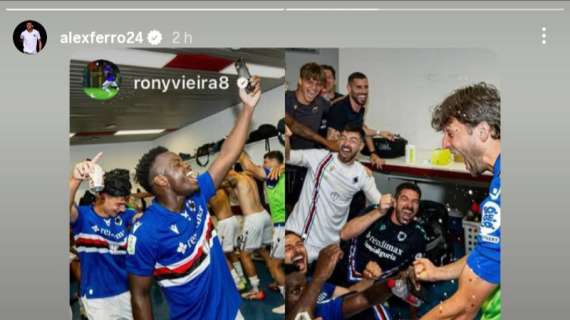Social, Vieira celebra la seconda chance della Sampdoria: "The great escape"