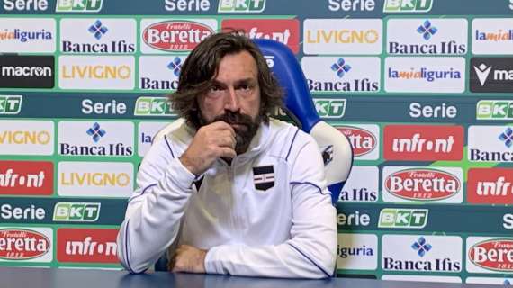 Sampdoria, Pirlo: “Squadra al completo e voglia di portare a casa partita”