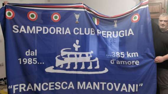 Sampdoria Club Perugia: "Inaugurato il nuovo bandierone. Pronti ad affrontare il rush finale"