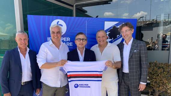 Sampdoria, Idee per Viaggiare nuovo back jersey sponsor