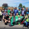 Sassuolo, prima del Milan la tradizionale camminata per la A: tifosi arrivati al Mapei Stadium