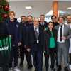 Sassuolo Calcio in visita al reparto di pediatria dell'ospedale di Sassuolo