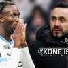 Koné Sassuolo, il retroscena: che alterco con De Zerbi al Marsiglia