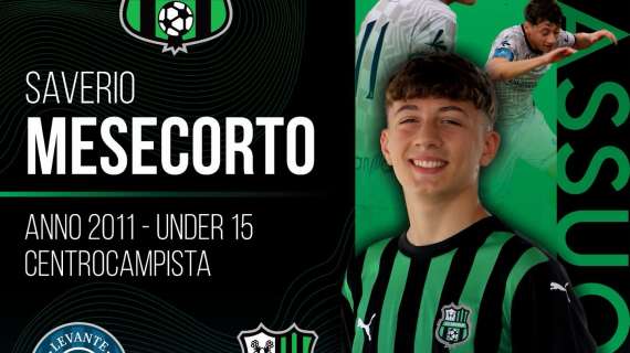 Saverio Mesecorto Sassuolo: nuovo colpo per il Settore Giovanile ufficiale