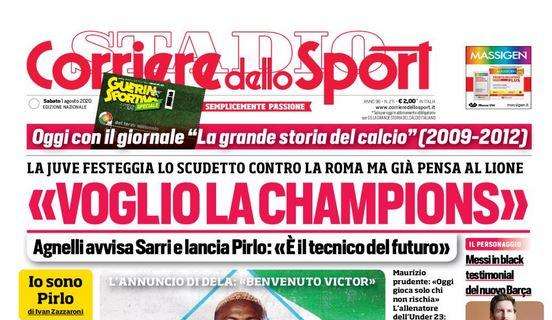 Corriere dello Sport, parla Agnelli: "Voglio la Champions"