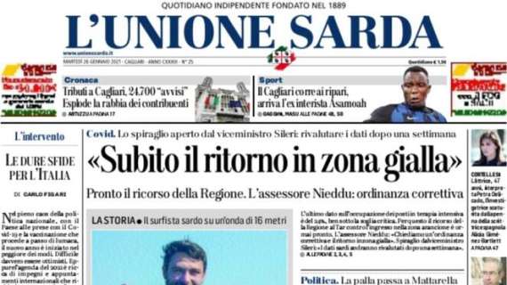 L'Unione Sarda: "Il Cagliari corre ai ripari. Arriva l'ex Inter Asamoah"