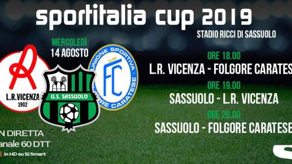 Sportitalia Cup 2019 biglietti per lo stadio Ricci di Sassuolo: le info tv