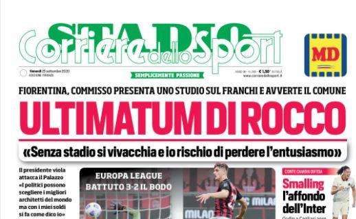 L'apertura del Corriere dello Sport sul Milan: "Ibra morde il virus"