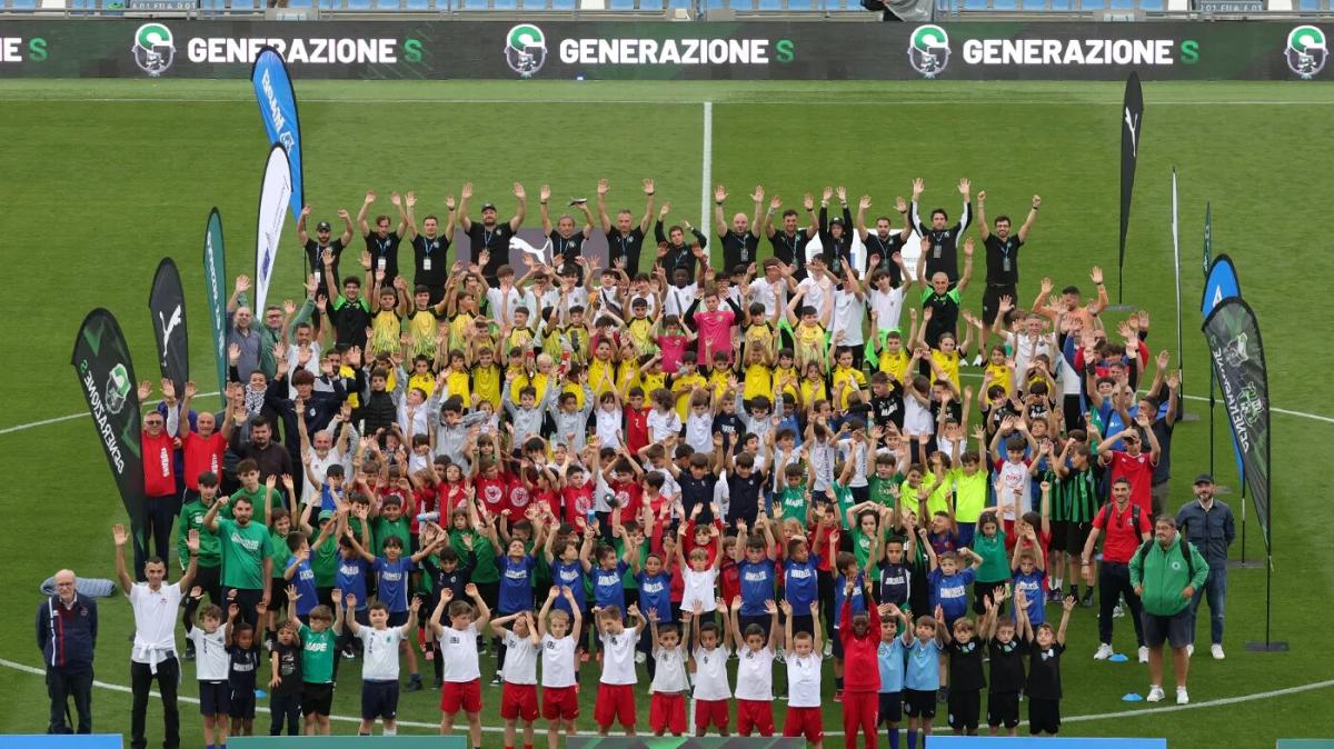 Festa Generazione S al Mapei Stadium prima di Sassuolo-Lecce