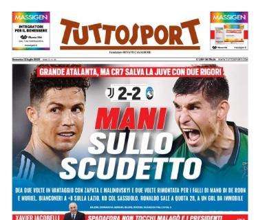 L'apertura di Tuttosport sulla Juventus: "Mani sullo scudetto"