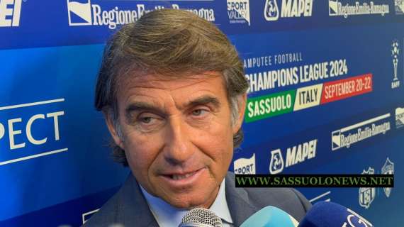 SN - Carnevali: "Sassuolo vicino al sociale. Champions amputati nel progetto Generazione S"