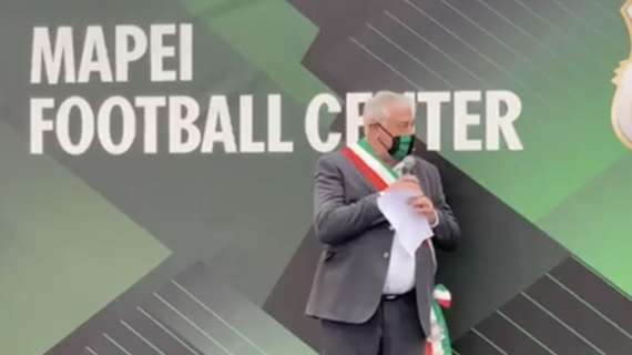 Sindaco Menani: "Spero nel Sassuolo in Champions. Ricordo uno striscione col Modena"