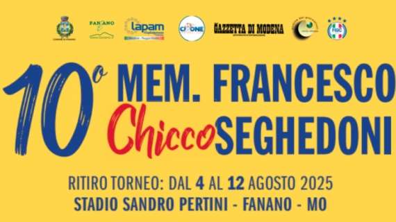 Memorial Seghedoni: a Fanano il torneo con Sassuolo, Modena, Inter e Atalanta