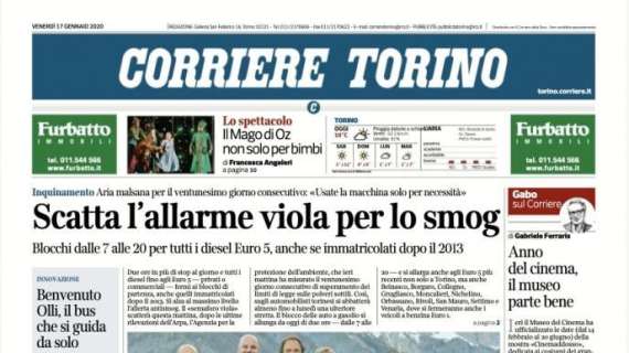 Corriere Torino: "Toro, palla al centro"