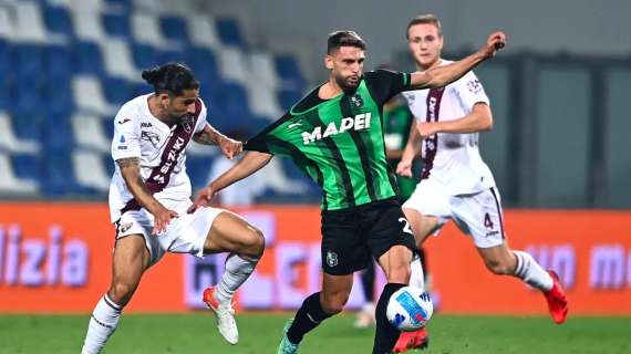 Sassuolo Torino 0-1 le pagelle dei quotidiani: Berardi e Boga no, sì Maxime