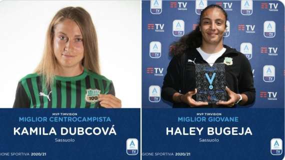 Bugeja e Kamila Dubcova premiate tra le migliori giocatrici della A: i dettagli
