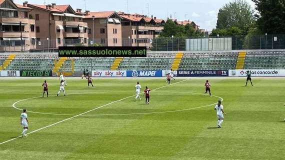 Sassuolo Milan Femminile 0-0 FINALE: rossonere in Champions, neroverdi terze