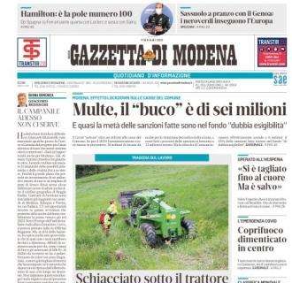 Gazzetta di Modena: "Il Sassuolo a pranzo col Genoa inseguendo l'Europa"