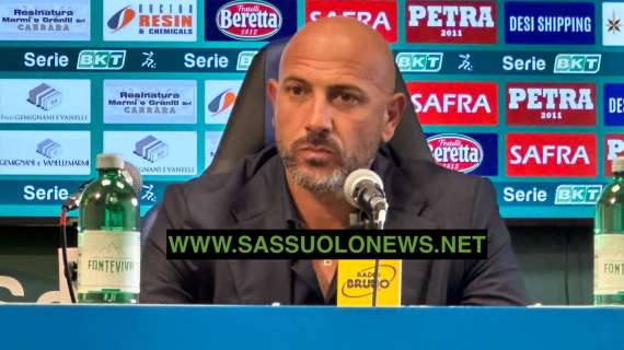 SN - Calabro conferenza stampa post Carrarese Sassuolo: "Dopo il gol ci è crollato il mondo addosso"