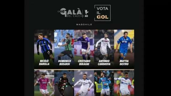 Serie A Gol dell'anno 22/23: tra i candidati anche Berardi del Sassuolo