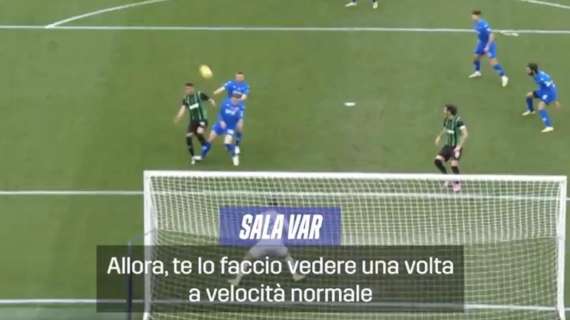 Ismajli-Ruan Tressoldi e il rigore in Sassuolo-Empoli: la spiegazione a Open VAR