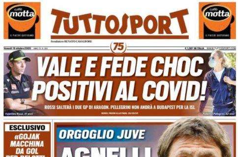 L'apertura di Tuttosport sulla Juventus: "Agnelli contro tutti!"
