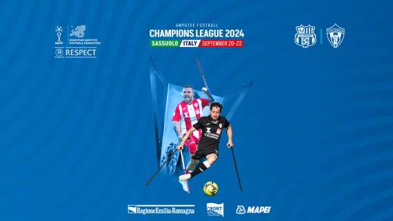 Amputee Football Champions League 2024: domani conferenza a Sassuolo con i neroverdi