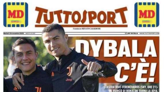 L'apertura di Tuttosport sulla Juventus: "Dybala c'è!"