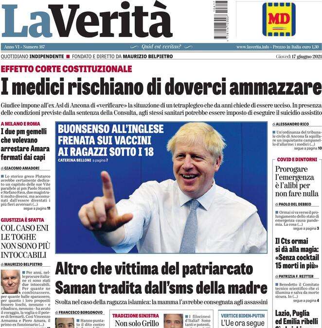 La Verità: "Con la Svizzera basta il Sassuolo: ottavi centrati"