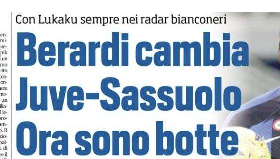Berardi Juve, Tuttosport: "Mai dire mai. Ma ora sono 'botte' col Sassuolo"