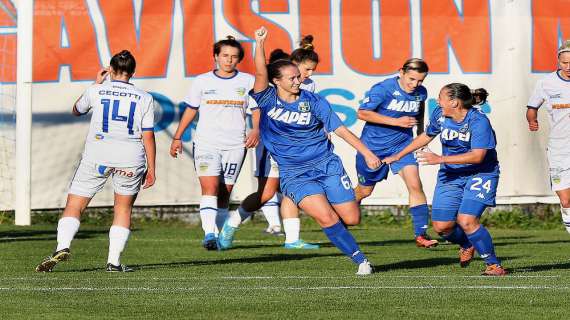 Serie A Femminile, Sassuolo-Tavagnacco 1-1: risultato, cronaca e tabellino LIVE