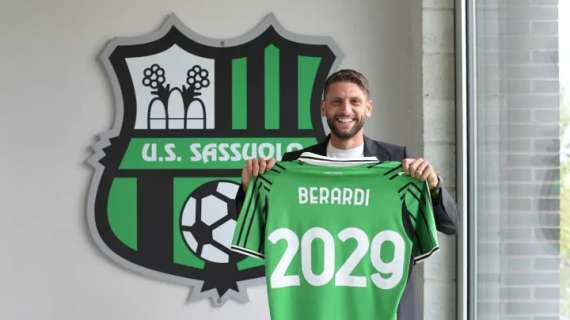 Sassuolo Calcio news oggi: tutto vero, Berardi a vita in neroverde. Rinnovo ufficiale
