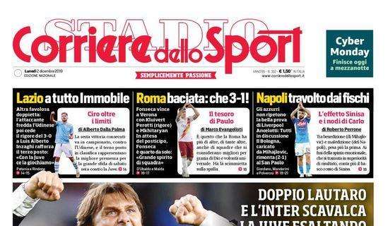 Il Corriere dello Sport in prima pagina: "Il sorpazzo"