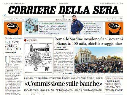 Corriere della Sera: "Il Milan cerca conferme sotto gli occhi dei grandissimi"