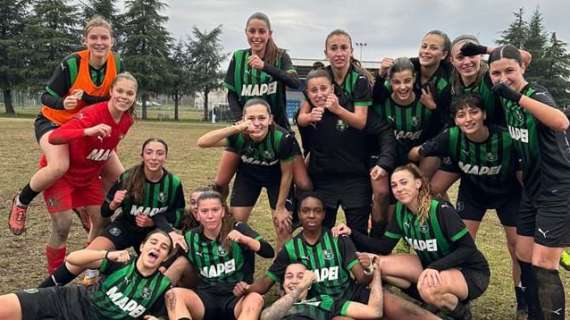 Sassuolo Primavera Femminile, vittoria sulla Roma e 2° posto dietro la Juve