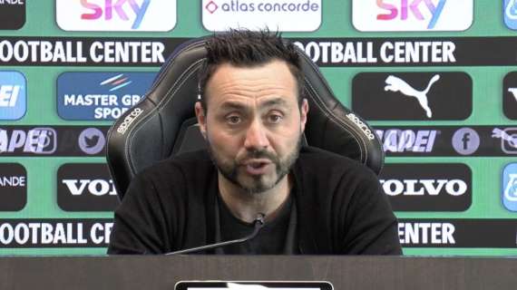 De Zerbi conferenza stampa Benevento Sassuolo: "Tornano in 3" VIDEO