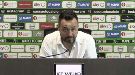 De Zerbi conferenza stampa Sassuolo Verona: "Sono soddisfatto ma una cosa dà fastidio"