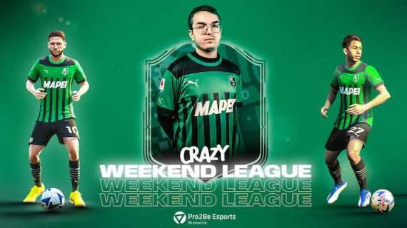 Sassuolo eSports, c'è la Crazy Weekend League: le info