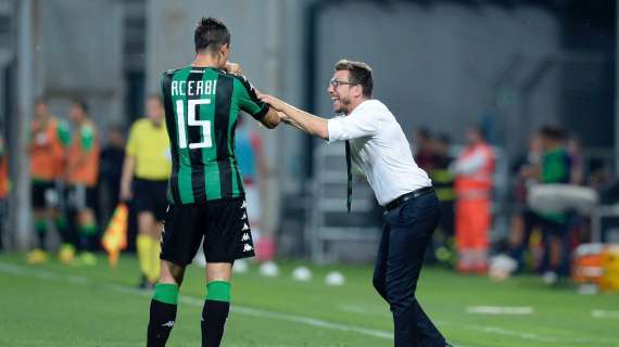Di Francesco: "Al Sassuolo tolsi Acerbi dopo 15 minuti in un'amichevole coi dilettanti"