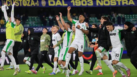 Serie A: altro balzo del Sassuolo, agganciato il Como. 4 squadre senza vittoria