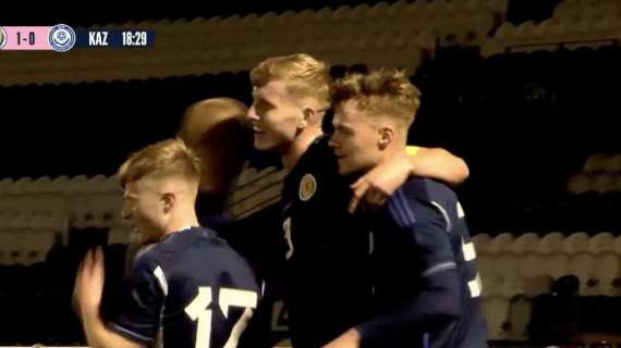 Josh Doig, super gol in Scozia-Kazakistan U21 - VIDEO