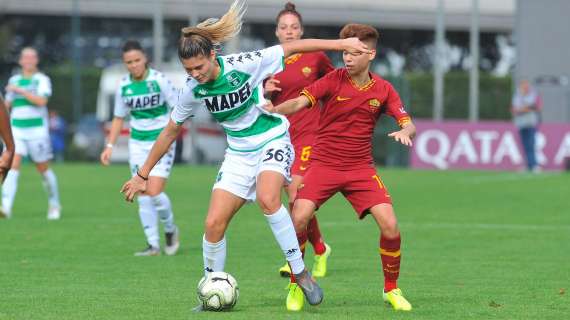 Roma-Sassuolo Femminile 2-1: a Piovani non basta Cambiaghi